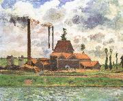 Camille Pissarro Shore plant France oil painting artist